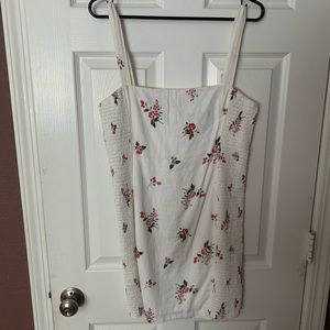 White Floral dress